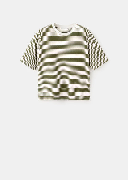 Striped Cotton T-Shirt
