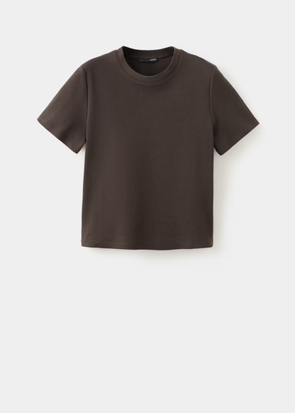 Short-Sleeve Cotton Top
