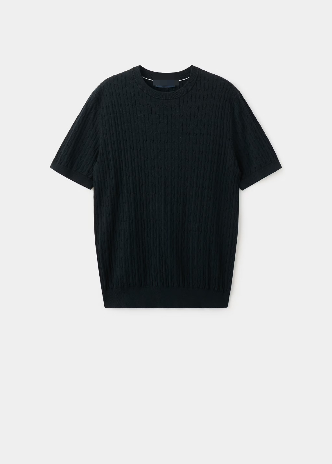 Slim Fit Knit T-Shirt