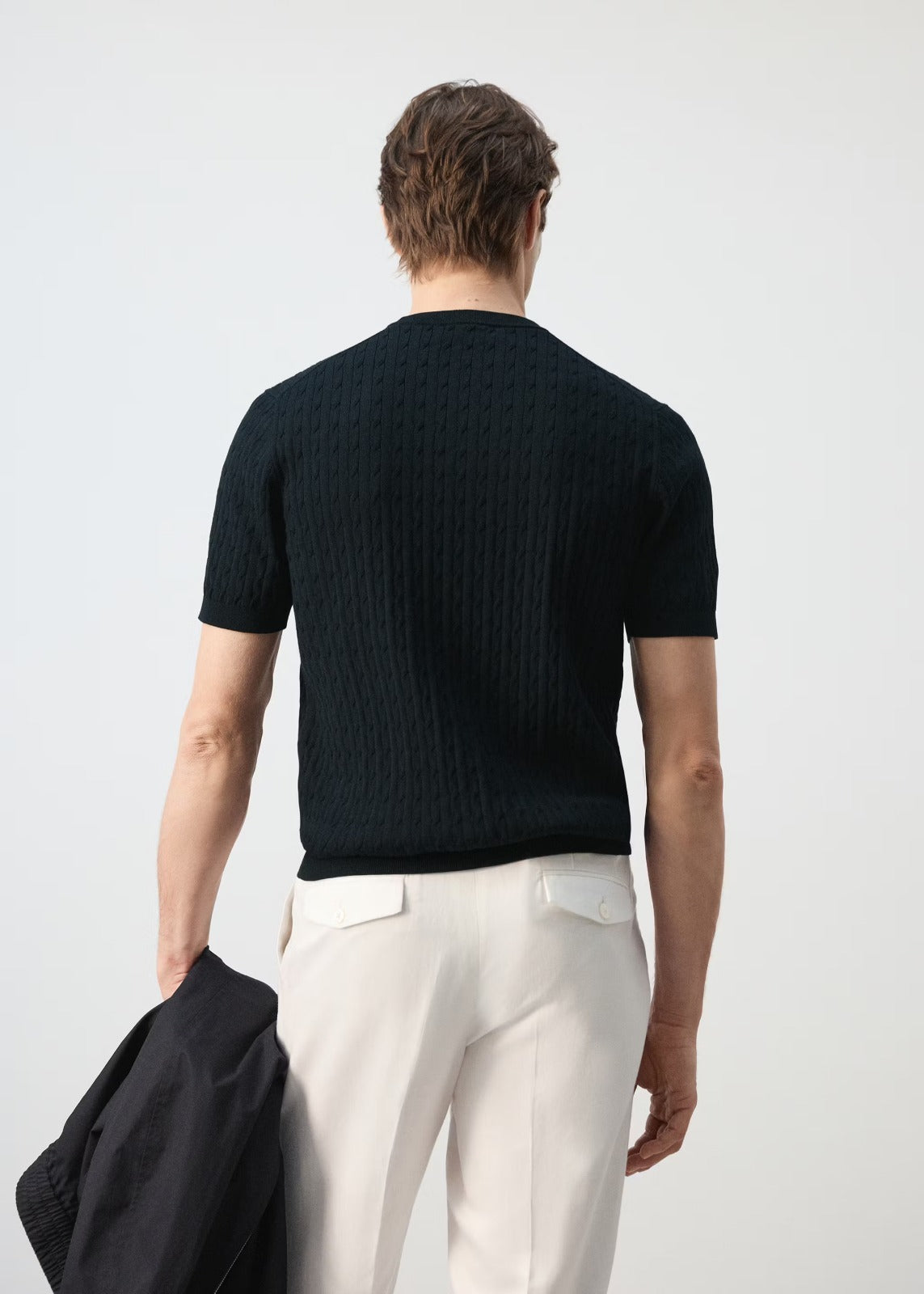 Slim Fit Knit T-Shirt