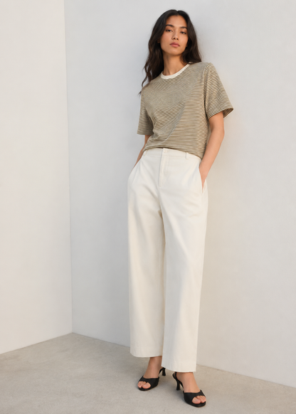 Striped Cotton T-Shirt