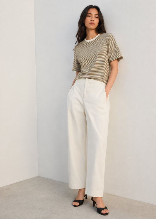 Striped Cotton T-Shirt